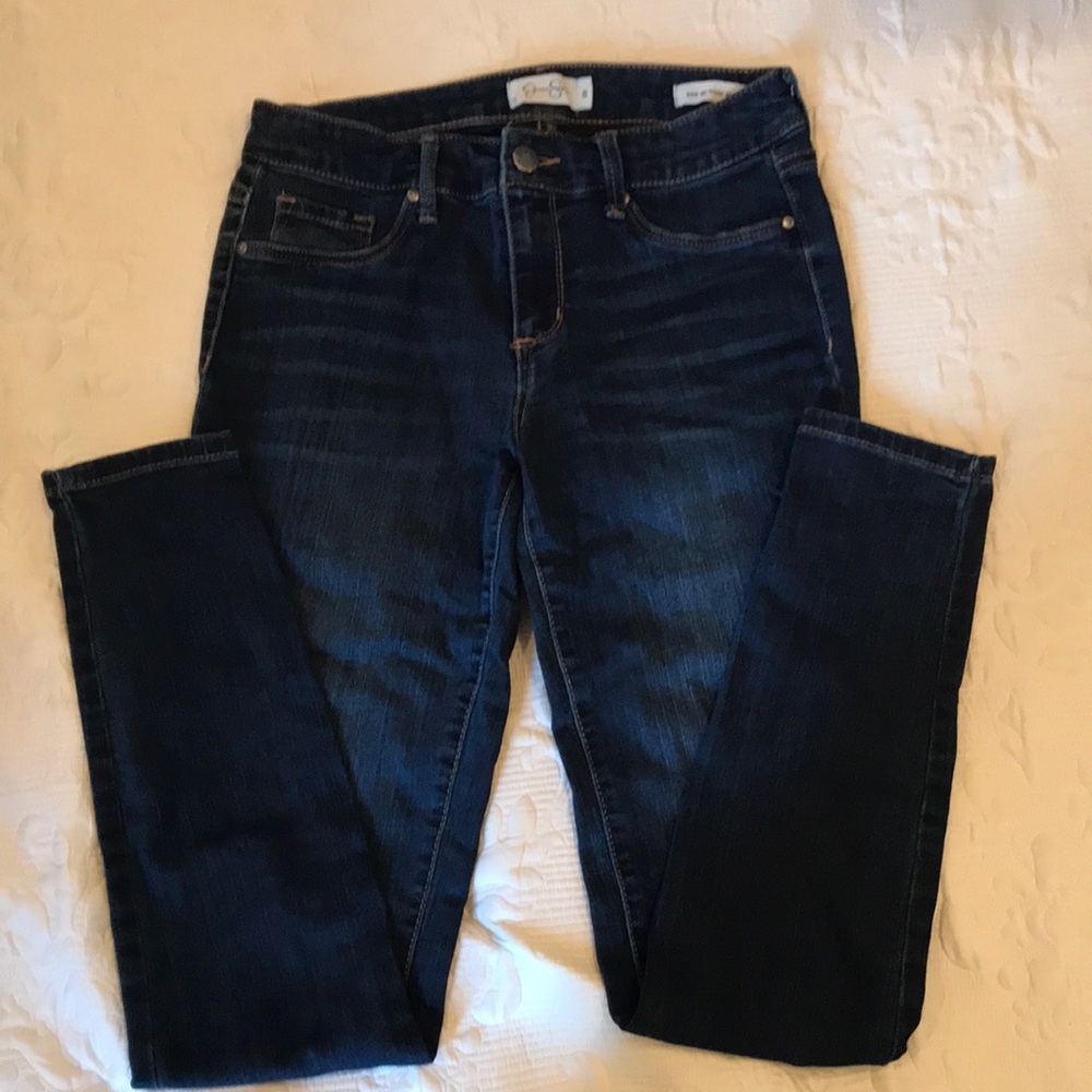 Jessica Simpson dark jeans super skinny size 28